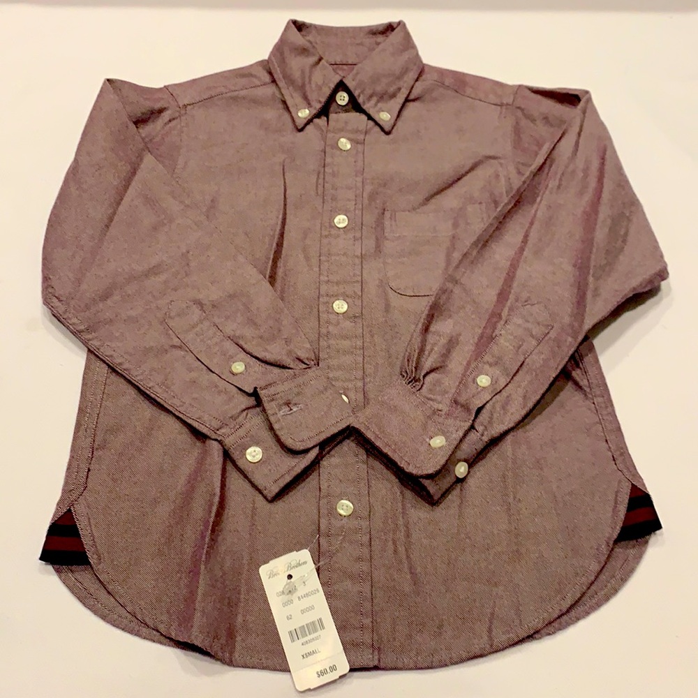 💜 NWT eggplant button down 💜
